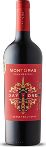 Montgras Day One New Range Gran Reserva Cabernet Sauvignon 2022, Vegan, Sustainable, Do Valle Del Maipo Bottle