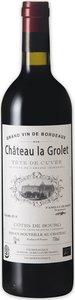 Château La Grolet Tête De Cuvée 2019, Côtes De Bourg A.O.C. Bottle