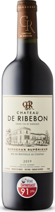 Château De Ribebon 2019, Ac Bordeaux Supérieur Bottle