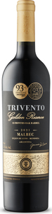 Trivento Golden Reserve Malbec 2021, Luján De Cuyo, Mendoza Bottle