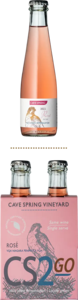 Cave Spring 2go Dry Rosé 2022, V.Q.A. Niagara Peninsula (200ml) Bottle