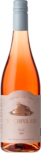 Watchful Eye Winery Rose 2023, Lincoln Lakeshore Bottle