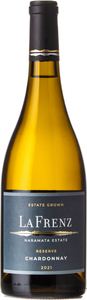 La Frenz Winery Reserve Chardonnay 2021, Okanagan Valley Bottle