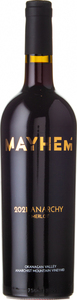 Mayhem Anarchy Reserve Merlot Anarchist Mountain Vineyard 2021, Okanagan Valley Bottle