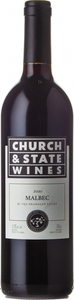 Church & State Wines Coyote Bowl Malbec 2020, Okanagan Valley Bottle