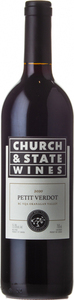 Church & State Wines Coyote Bowl Petit Verdot 2020, Okanagan Valley Bottle