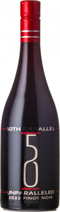 50th Parallel Unparalleled Pinot Noir 2022, Okanagan Valley Bottle