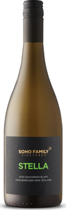 Soho Stella Sauvignon Blanc 2023, Marlborough, South Island, Sustainable Bottle