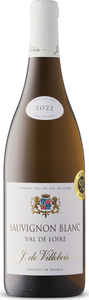 J. De Villebois Sauvignon Blanc 2022, Igp Val De Loire Bottle