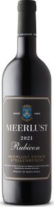 Meerlust Rubicon 2021, Wo Stellenbosch Bottle