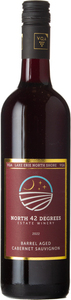 North 42 Degrees Barrel Aged Cabernet Sauvignon 2022, Lake Erie North Shore Bottle