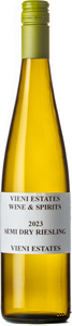 Vieni Estates Semi Dry Riesling 2023, Vinemount Ridge Bottle