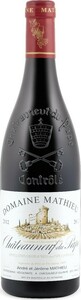 Domaine Mathieu Châteauneuf Du Pape 1990, Ac Bottle