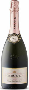 Krone Cuvée Cap Classique Brut Rosé Cuvée Sparkling 2022, Wo Western Cape, South Africa, Traditional Method Bottle
