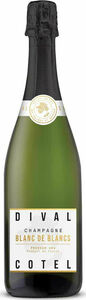 Cordier Dival Cotel Blanc De Blancs 1er Cru Champagne, Aoc, France Bottle