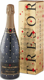 Pere Ventura Tresor Anniversary Gran Reserva Brut Cava 2021, Penedès, Spain, Traditional Method, In Gift Box Bottle