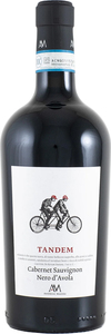 Andreas Mazzei Tandem Cabernet Sauvignon Nero D'avola 2023, D.O.P. Sicilia Bottle