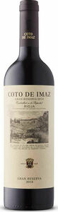 El Coto De Imaz Gran Reserva 2018, D.O.Ca Rioja Bottle