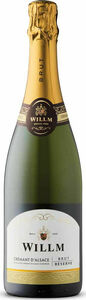 Willm Crémant D'alsace Brut Sparkling, Aoc Alsace, Traditional Method Bottle
