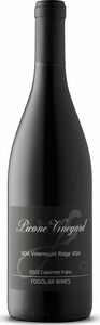 Fogolar Wines Cabernet Franc Picone Vineyard 2022, VQA Vinemount Ridge Bottle