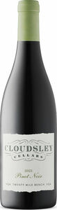 Cloudsley Cellars Pinot Noir 2021, Twenty Mile Bench Bottle