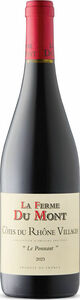 La Ferme Du Mont Le Ponnant Côtes Du Rhône Villages 2023, Unfiltered, Ap Rhône Bottle
