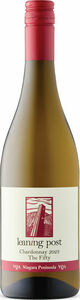 Leaning Post The Fifty Chardonnay 2023, VQA Niagara Peninsula, Vegan Bottle