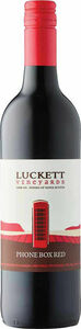 Luckett Phone Box Red, Nova Scotia, Vegan Bottle