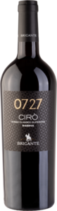 Brigante 0727 Rosso Classico Superiore Riserva 2020, D.O.C. Cirò Bottle