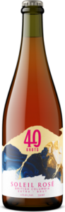 40 Knots Soleil Rosé 2022, BC VQA Vancouver Island Bottle