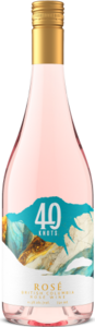 40 Knots Island Rosé 2024, BC VQA Vancouver Island Bottle