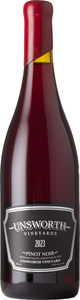 Unsworth Unsworth Vineyard Pinot Noir 2023, Cowichan Valley, Vancouver Island Bottle