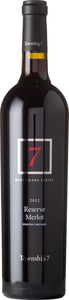 Township 7 Benchmark Series Reserve Merlot Remuda Vineyard 2022, Okanagan Valley Bottle