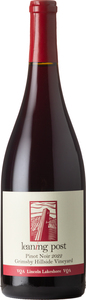 Leaning Post Pinot Noir Grimsby Hillside Vineyard 2022, VQA Lincoln Lakeshore Bottle