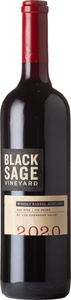 Black Sage Whisky Barrel Red 2020, Okanagan Valley Bottle