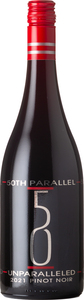 50th Parallel Unparalleled Pinot Noir 2021, Okanagan Valley Bottle