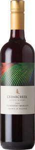 Cedarcreek Cabernet Merlot 2024, Grown In France. Made In B.C. Bottle