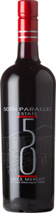 50th Parallel Merlot 2023, Okanagan Valley Bottle