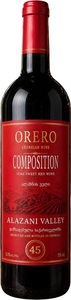 Orero Composition 45 Semi-sweet Red Wine 2023, Kakheti Bottle