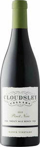 Cloudsley Cellars Hanck Vineyard Pinot Noir 2019, VQA Twenty Mile Bench Bottle