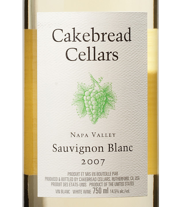 Cakebread Sauvignon Blanc 2006, Napa Valley