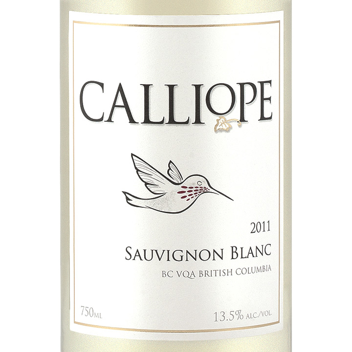 Calliope Sauvignon Blanc 2011, BC VQA Okanagan Valley
